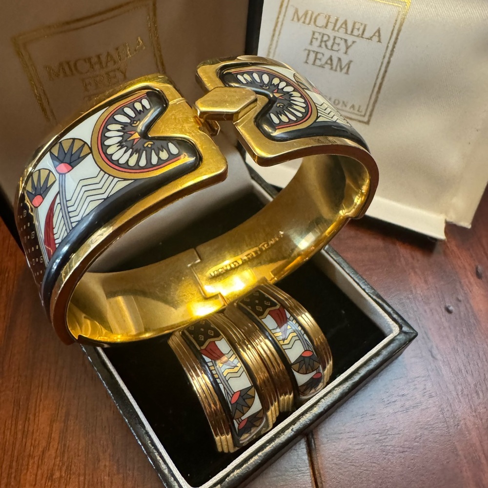 Michaela Frey Bracelet and Earrings